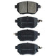 RDA GP MAX LOW METALLIC BRAKE PAD SET NISSAN MURANO RDB1516