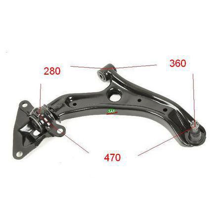 SAS AUTO PARTS SAS Front Lower Control Arm LA502R