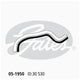 Gates Radiator Hose Upper 05-1950