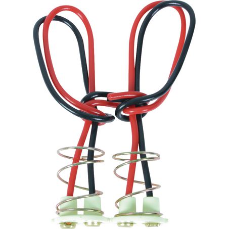 OEX Globe Holder BA15d Push Lock Pre Wired - 2 Pce