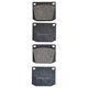 RDA BRAKES RDA GP Max General Purpose Low Metallic Brake Pad Set RDB595