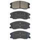 RDA GP MAX LOW METALLIC BRAKE PAD SET HOLDEN CAPTIVA RDB2000