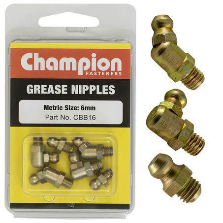 CHAMPION AUTO PARTS Champion Grease Nipple Assorted CBB16
