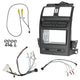 Aerpro Double Din Gunmetal Install Kit To Suit Ford Falcon FP9750GK
