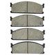 RDA BRAKES RDA GP Max General Purpose Low Metallic Brake Pad Set RDB1079