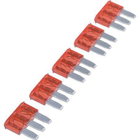 Narva MICRO 3 BLADE FUSE 10A RED 5 PCE