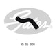 GATES RADIATOR HOSE UPPER 05-0519