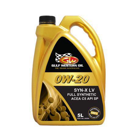 Gulf Western SYN-X LV 0W-20 Engine Oil 5L 305204