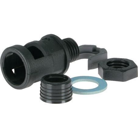OEX Convoluted Tubing Fitting Straight Suit Tube Size 12mm