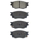 RDA GP MAX LOW METALLIC BRAKE PAD SET FORD ESCORT MK2 MAZDA RDB1682