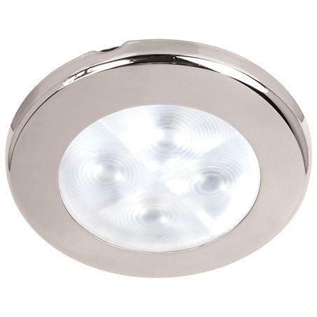 HELLA Interior Light Spot LED 12V Flush Mount Stainless Steel