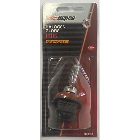 Repco Halogen Headlight Globe Standard H16 12V 19W Pgj193 RH16BL-2