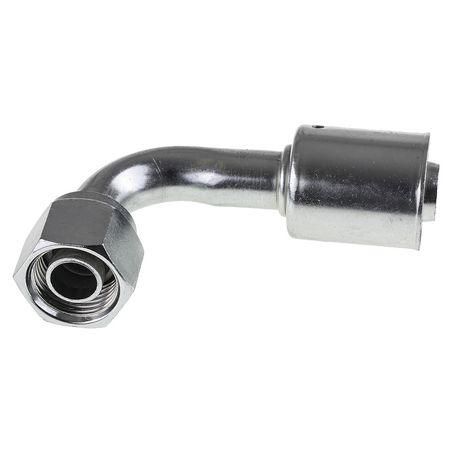 Atco Steel Fitting # 10 FOR - Beadlock Step Up #12 90° SBX1327