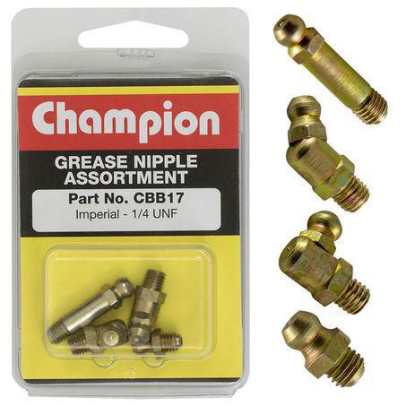 CHAMPION AUTO PARTS Champion Grease Nipple Assorted CBB17
