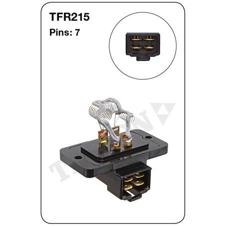 Tridon Heater Fan Resistor TFR215