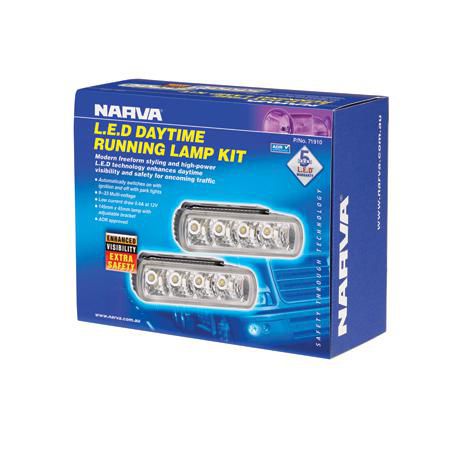 Narva Day Time Running Light LED 12 or 24V Rectangle Kit