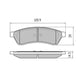 RDA PHANTOM CERAMIC BRAKE PAD SET DAEWOO LEGANZA HOLDEN EPICA EP RDC1689