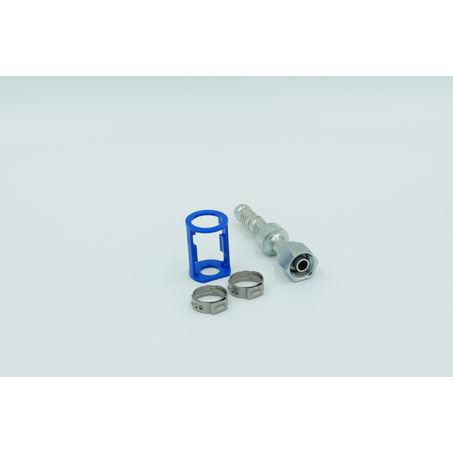 Burgaflex Steel Fitting # 6 FOR - Reduced Burgaclip Step Up #8 Straight SCX1305