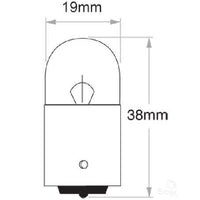 OEX Bayonet Globe 12V 5W Standard - 10 Pce