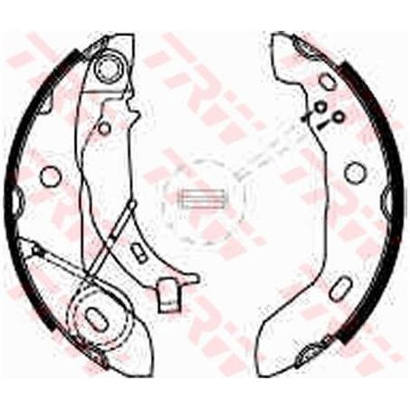 TRW Brake Shoe 180mm x 40mm