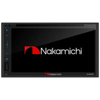 Nakamichi Double DIN CD/DVD Multimedia Receiver | Built-in MirrorLink, Apple CarPlay & Android Auto