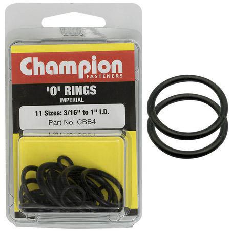 CHAMPION AUTO PARTS Champion Imperial Rubber O Ring Assortment CBB4