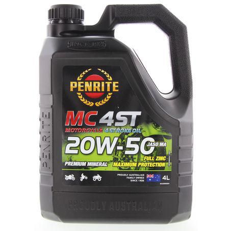 Premium Mineral MC-4 ST 20W-50 Motorcycle Oil 4L MC420W50004