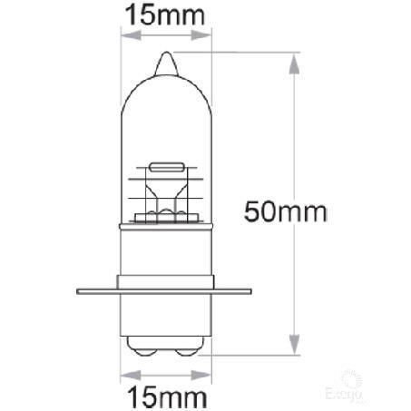 OEX M5 Globe 12V 25/25W Standard - 1 Pce GLX14520