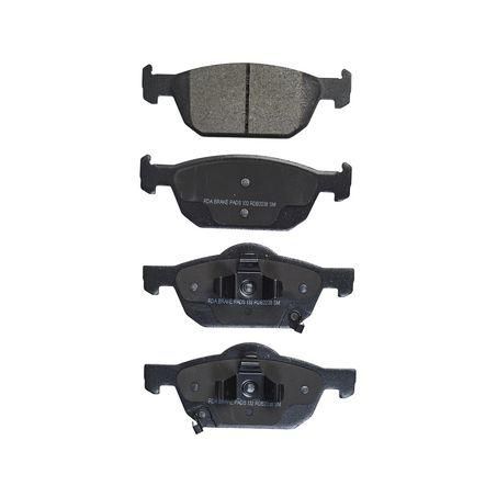 RDA GP MAX LOW METALLIC BRAKE PAD SET HONDA ACCORD CIVIC RDB2238