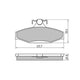 RDA PHANTOM CERAMIC BRAKE PAD SET FORD FPV RDC1376