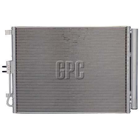 HANON SYSTEM Hanon Air Conditioning Condenser Parallel Flow (Subcooled) Inlet Pad Outlet Pad CNX994