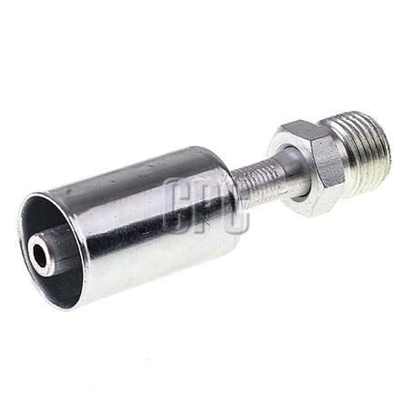 Atco Aluminium Fitting # 6 MIOR - Beadlock #6 Straight BLX1801