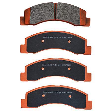 RDA BRAKES RDA GP Max General Purpose Low Metallic Brake Pad Set RDB1731