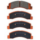 RDA BRAKES RDA GP Max General Purpose Low Metallic Brake Pad Set RDB1731