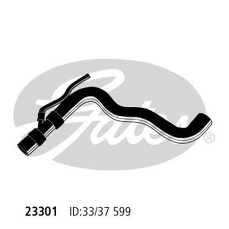 Gates Radiator Hose Upper 23301