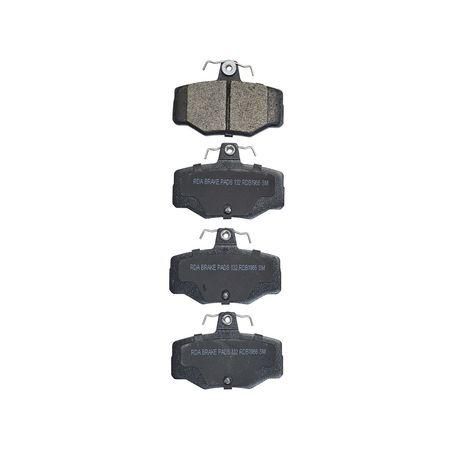 RDA GP MAX LOW METALLIC BRAKE PAD SET NISSAN PRIMERA PULSAR TINO RDB1966