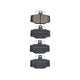 RDA GP MAX LOW METALLIC BRAKE PAD SET NISSAN PRIMERA PULSAR TINO RDB1966