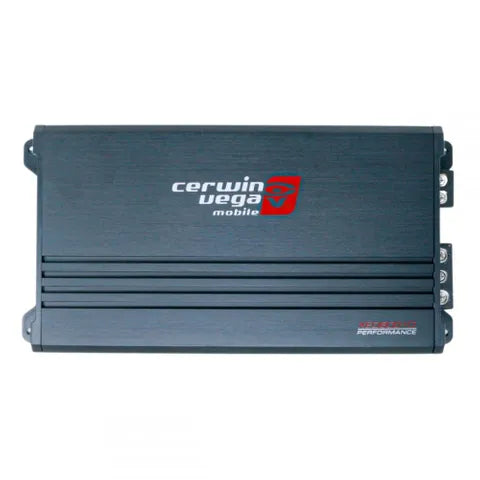Cerwin-Vega XED Series Monoblock Amplifier | 800W RMS @ 2Ω / 450W RMS @ 4Ω | Compact High-Power Subwoofer Amp