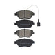 RDA BRAKES RDA GP Max General Purpose Low Metallic Brake Pad Set RDB2112