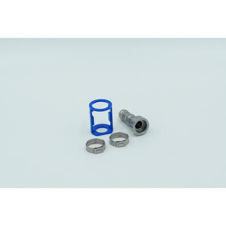 Burgaflex Steel Fitting # 10 Weld On - Reduced Burgaclip #10 Straight SCX6603
