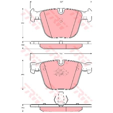 TRW Brake Pad Set (DB1499)