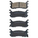 RDA GP MAX LOW METALLIC BRAKE PAD SET FORD LASER MAZDA RDB1291
