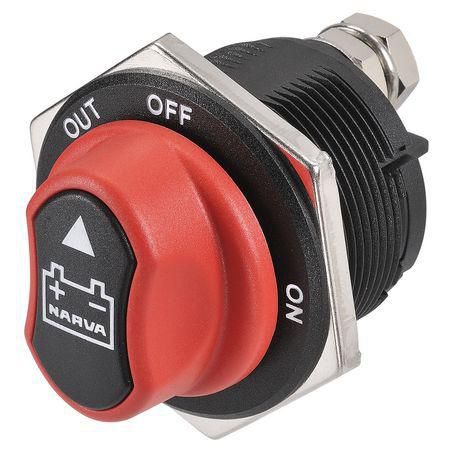 Narva ROTARY BATTERY MASTER SWITCH WITH REMOVABLE KEYED KNOB 200A (CONTACTS