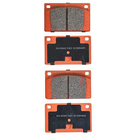 RDA BRAKES RDA GP Max General Purpose Low Metallic Brake Pad Set RDB549