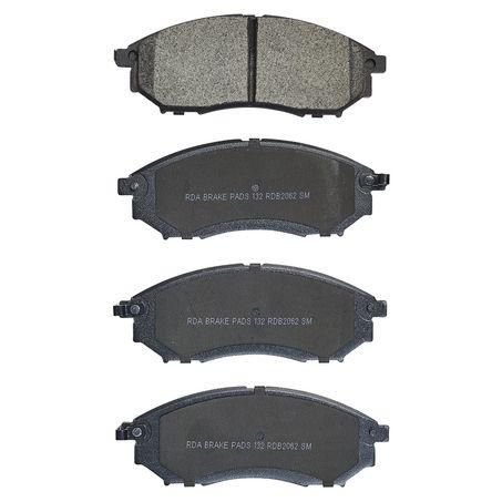 RDA GP MAX LOW METALLIC BRAKE PAD SET NISSAN RENAULT KOLEOS RDB2062