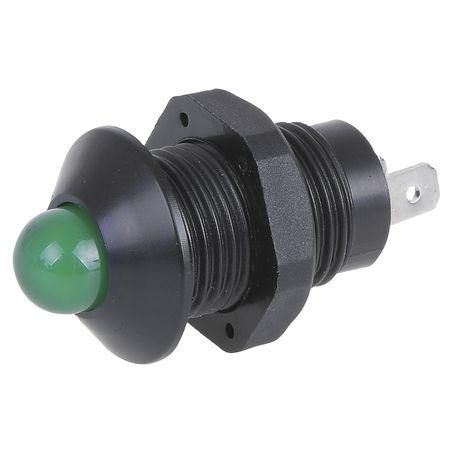 OEX Pilot Light Led Green Flashing 12-24v Blade Terminals