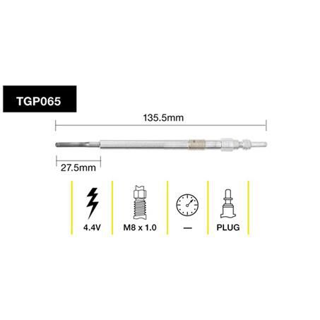TRIDON GLOW PLUG 4.4V TGP065