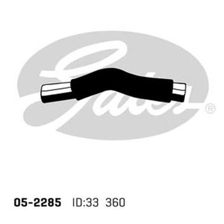 Gates Radiator Hose Upper 05-2285