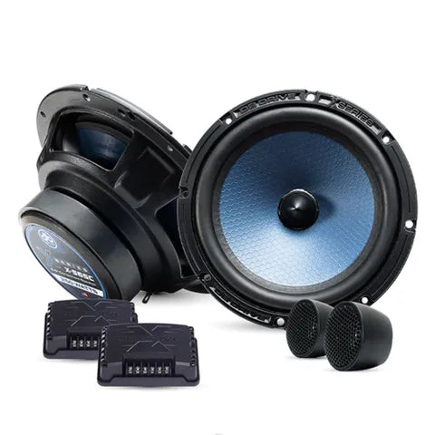 DB Drive X-Series 6.5" Component Speakers | 250W Peak Power, 2-Way High-Fidelity Car Audio System