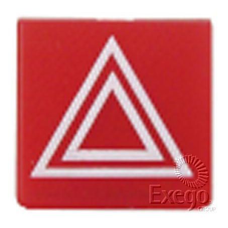 HELLA Switch Symbol Hazard Red - Pack Size (1)